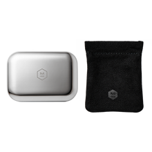 Load image into Gallery viewer, MW07 Stainless Steel Charging Case &amp; Canvas Pouch
